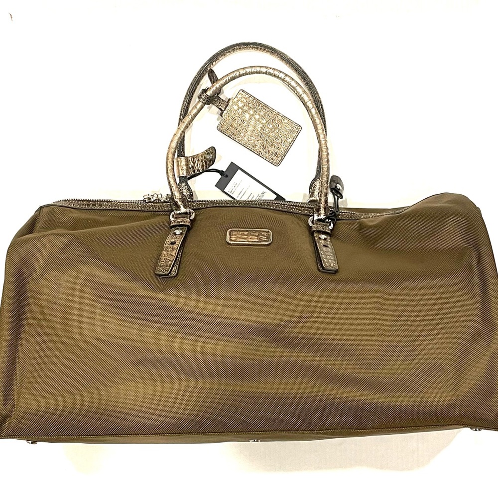 TUMI Carry More Ballistic Nylon and Leather Trim Bag NWT - Picture 15 of 16